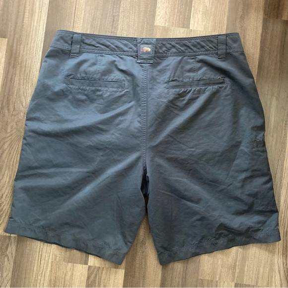 Orvis Shorts Mens Castaway Flat Front Classic Fit Traveler Pocket Blue 42 - Picture 2 of 10